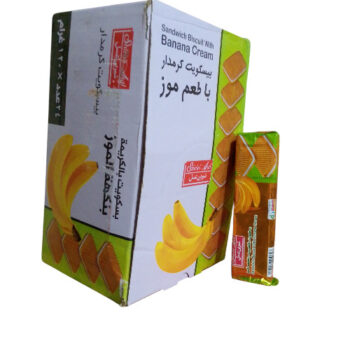 بسكت مربع شيرين عسل موز*24