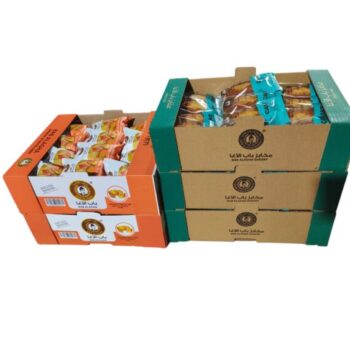 كيك باب الاغا 3ساده2طعم برتقالي