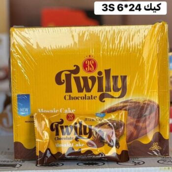 كيك موزايك اصفر ×24